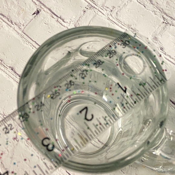 Vintage A & W Root Beer heavy Clear Glass Mug All American Food 5.5" tall LOGO - Picture 8 of 8